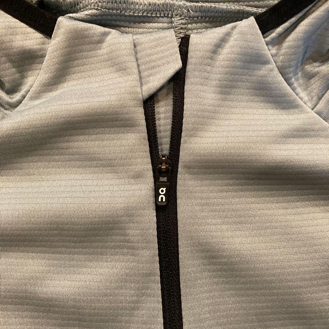 On CLIMATE ZIP HOODIE レディースM グレー系 パーカー
