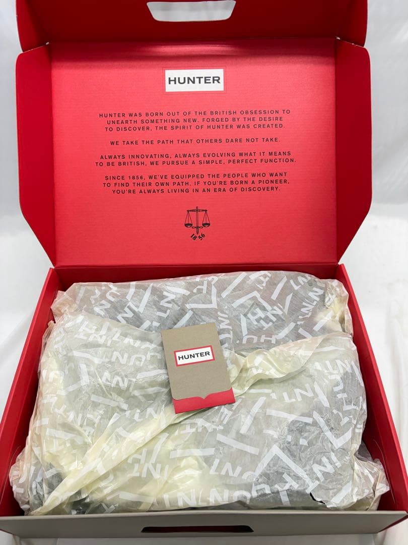 ②未使用 ハンター プレイブーツ トール レインブーツ ブラック　黒 23cm