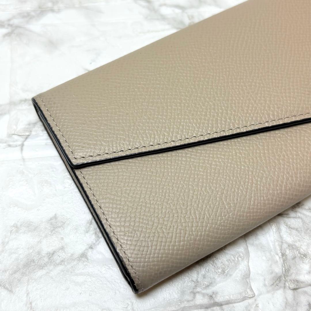 ボナベンチュラ　長財布　エンべロップ　エトープ　シボ革