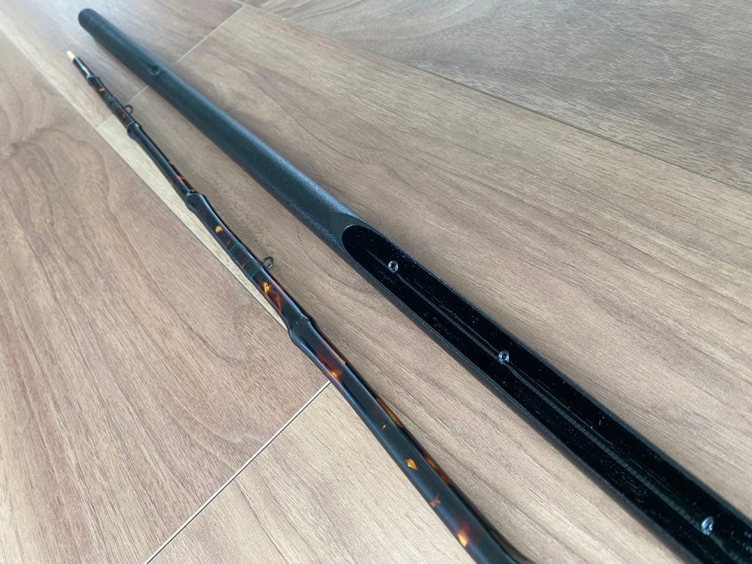 旭信和竿　ヘチ竿　布袋竹　最高級　金箔総塗り