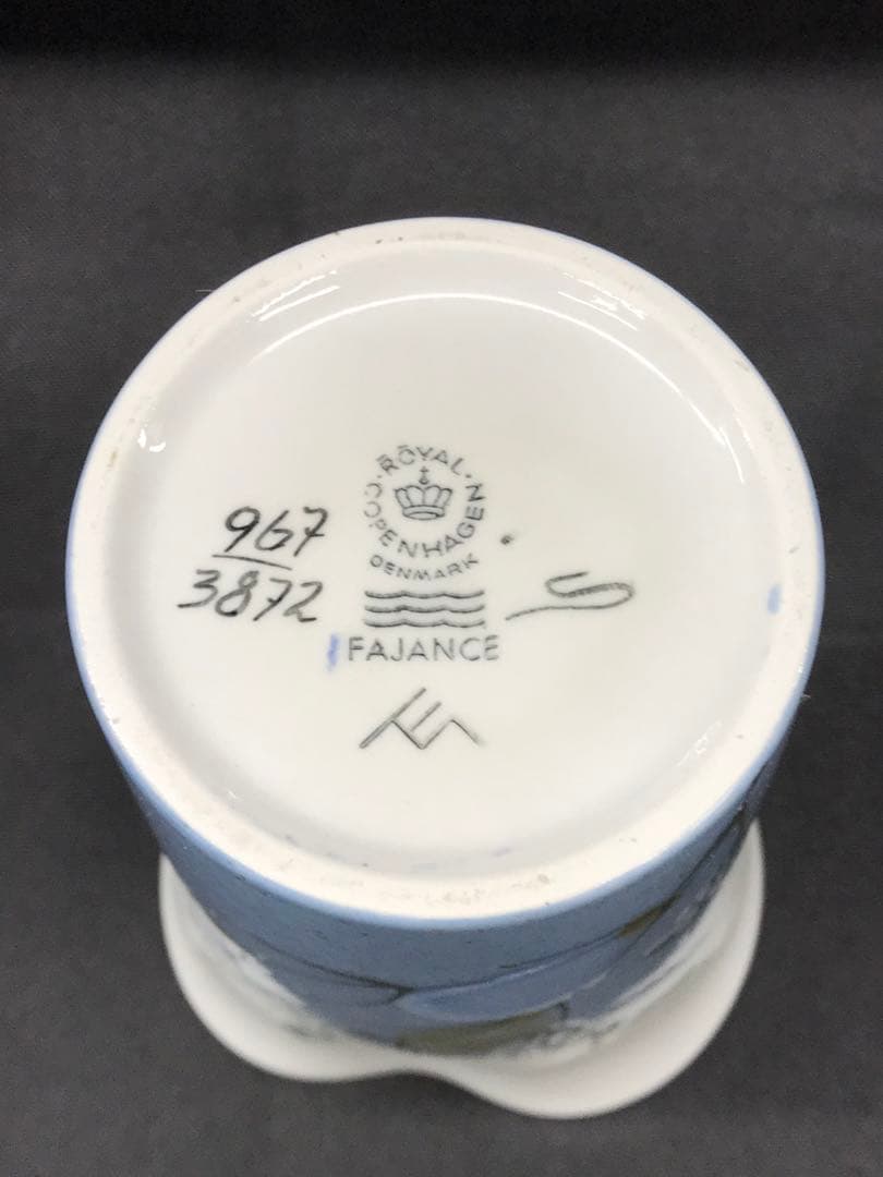 【美品】  FAJANCE デンマーク製　花瓶