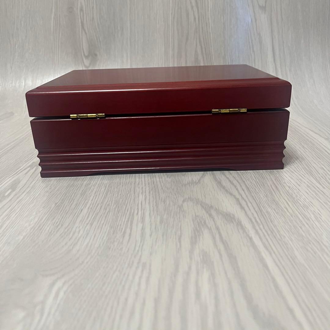 サンキョー オルフェウス マホガニー材 木製オルゴールSankyo