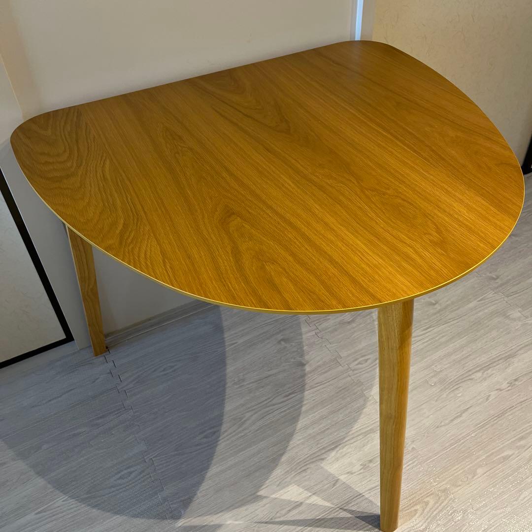 KOR39@関家具　ナチュラルウッド アシンメトリックダイニングテーブル