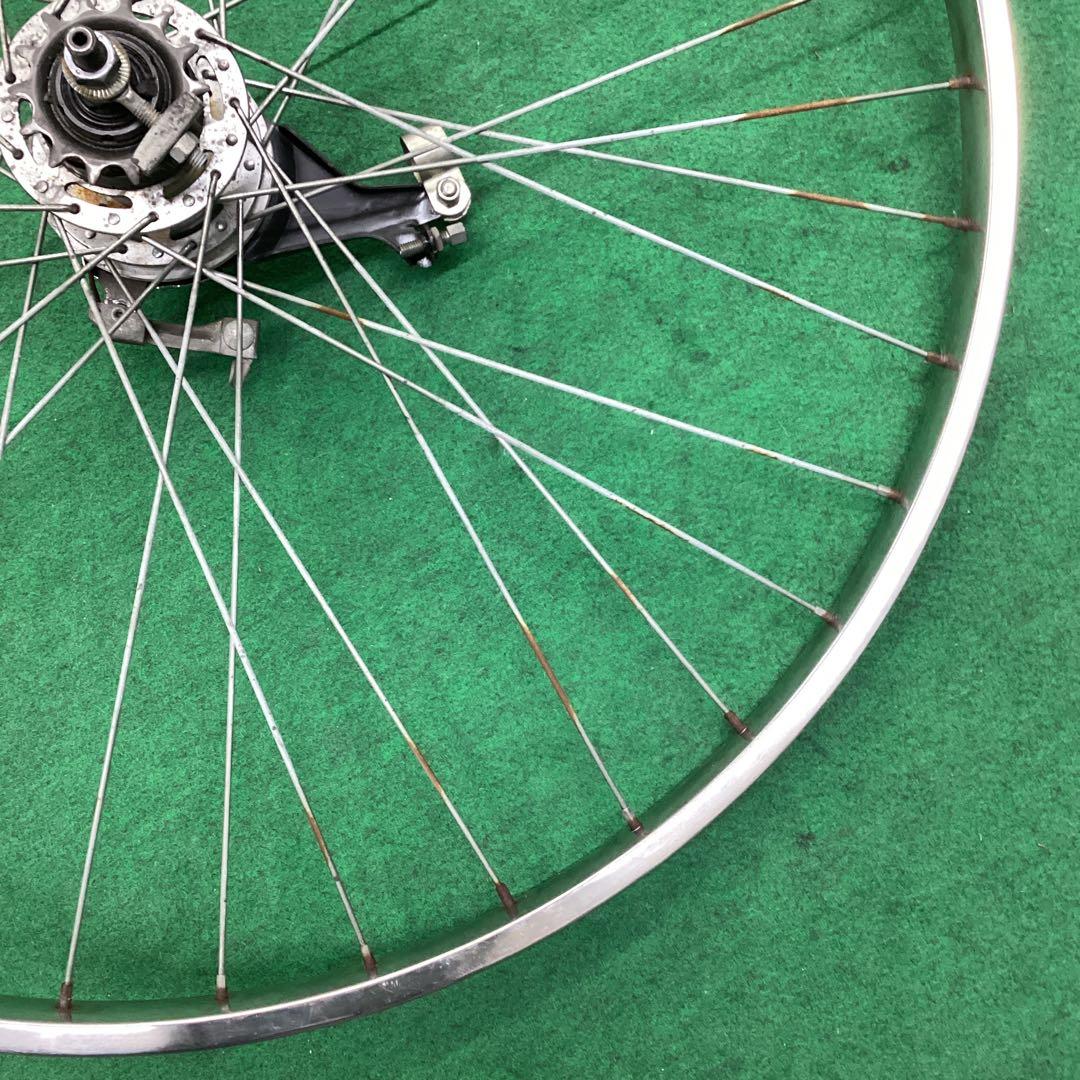 ステンレスリム　後輪 27x1-3/8 内装3段　27インチ ローラーブレーキ