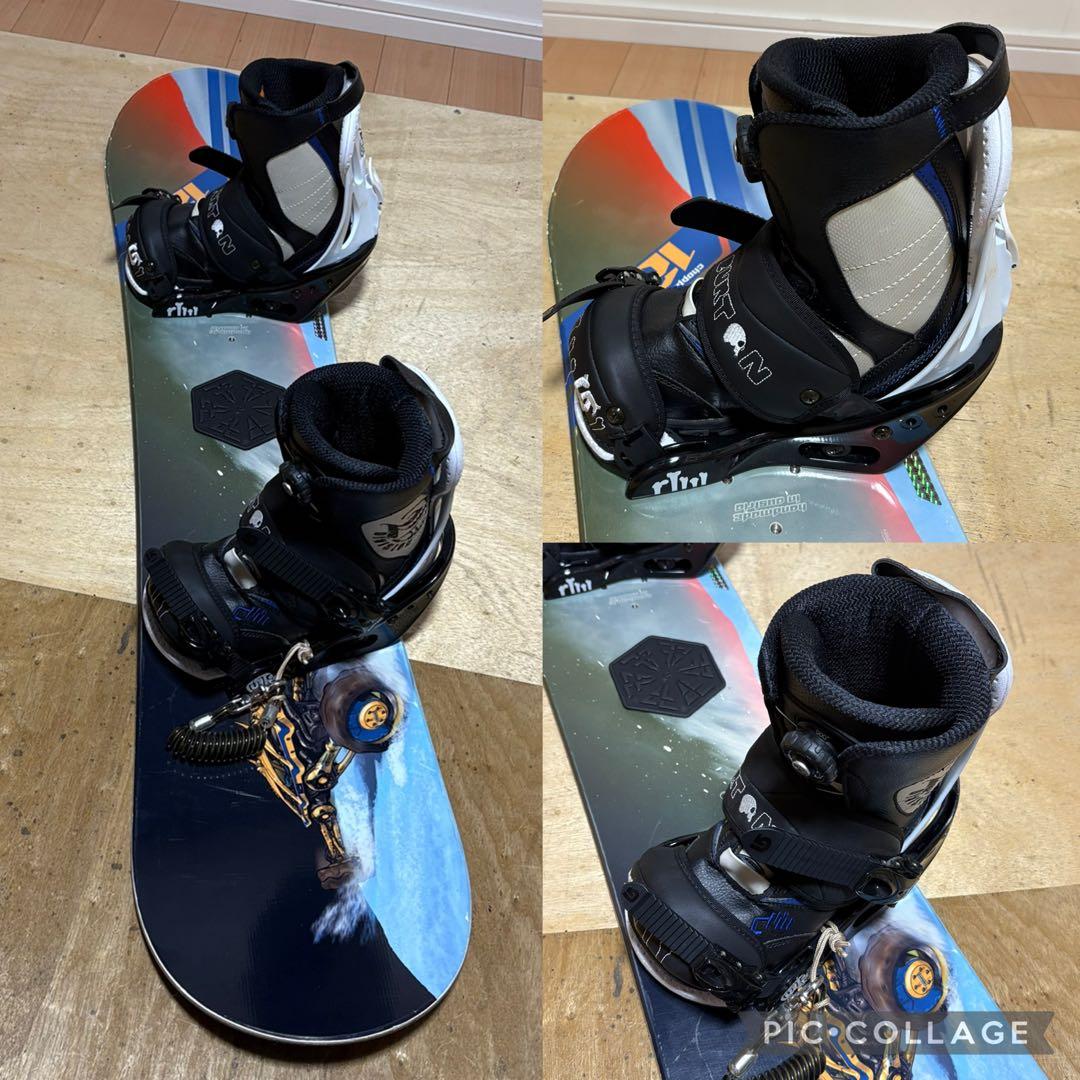 子供用スノーボード BURTON chopper キッズスノーボードセット 雪山