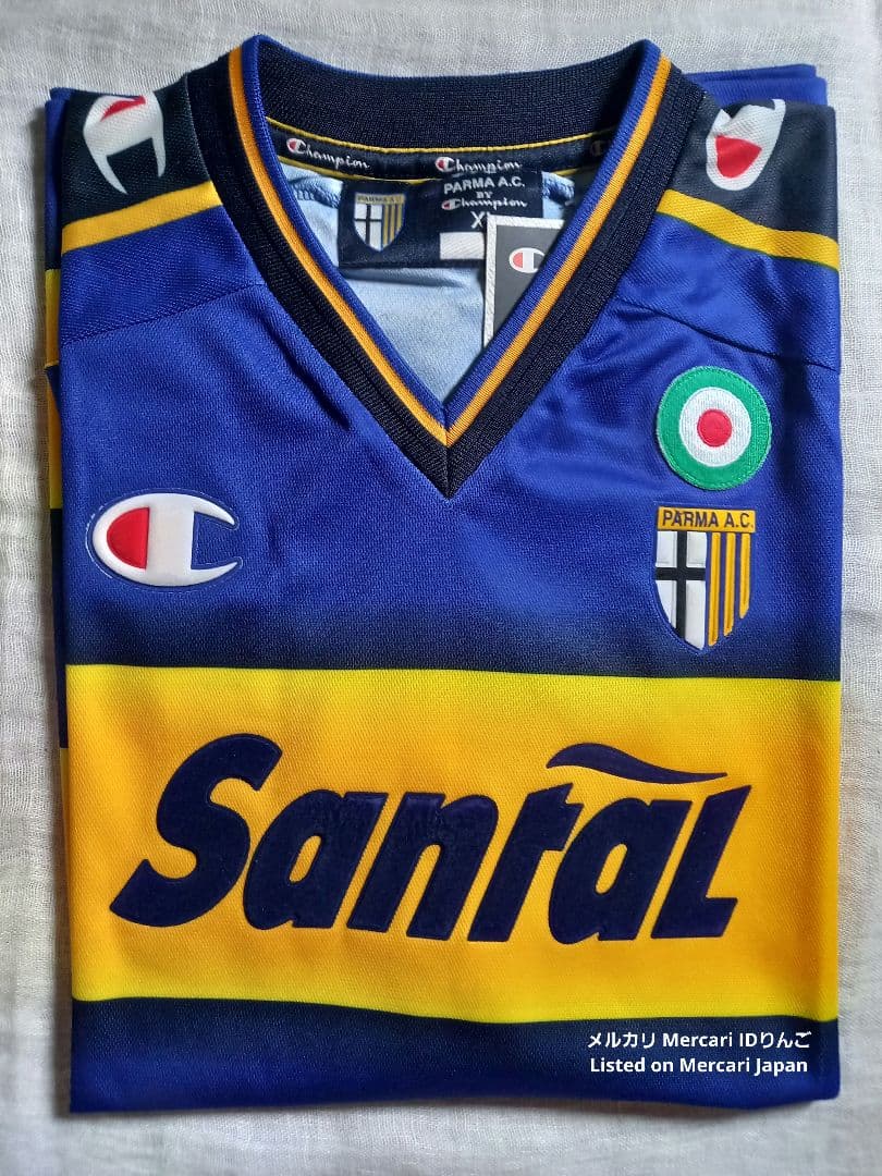 未使用 タグ付き パルマ【10 中田】 XLサッカーユニホーム チャンピオン
