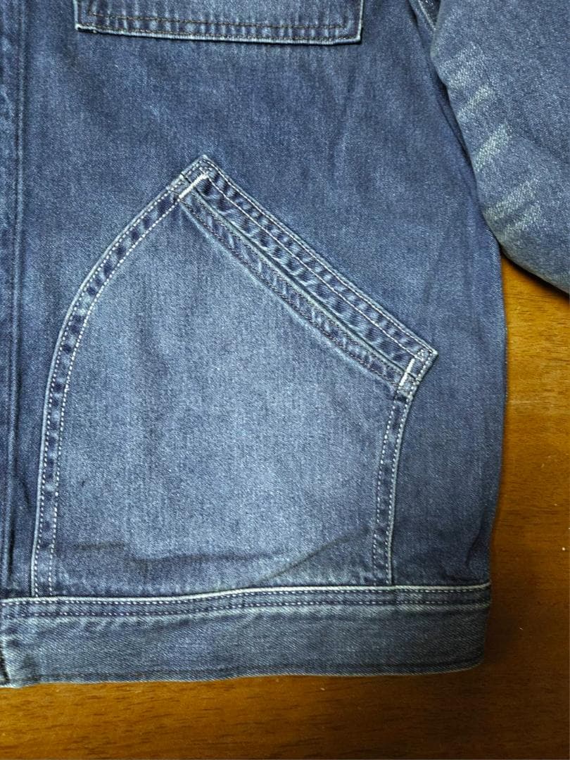 【新品未使用】大きいサイズDOUBLE RLデニム前開きZIPジャケット XXL