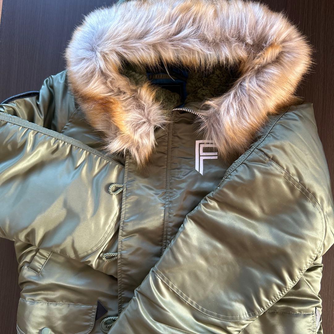 北海道日本ハムファイターズ　A L P H Axファイターズ　カーキ