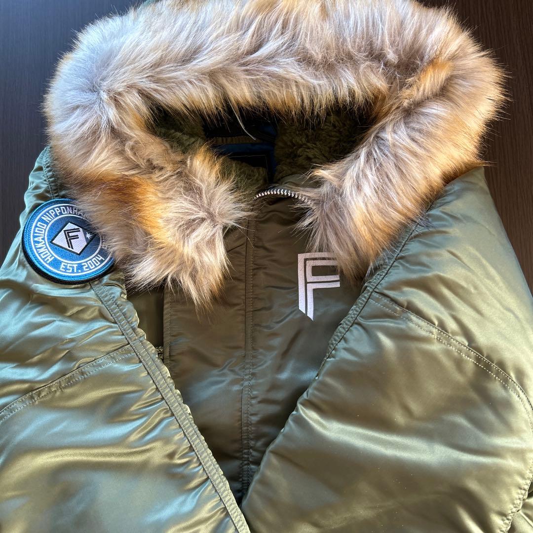 北海道日本ハムファイターズ　A L P H Axファイターズ　カーキ