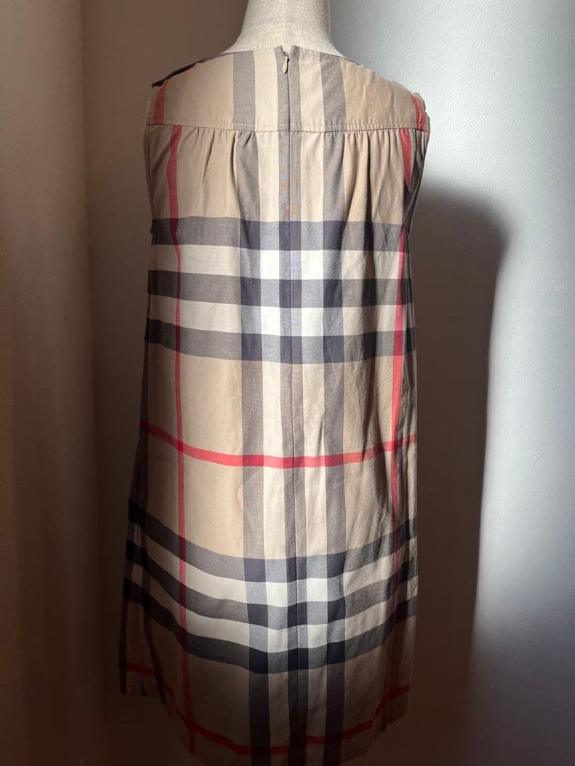Burberry チェック柄ノースリーブワンピース サイズ14y 150〜160