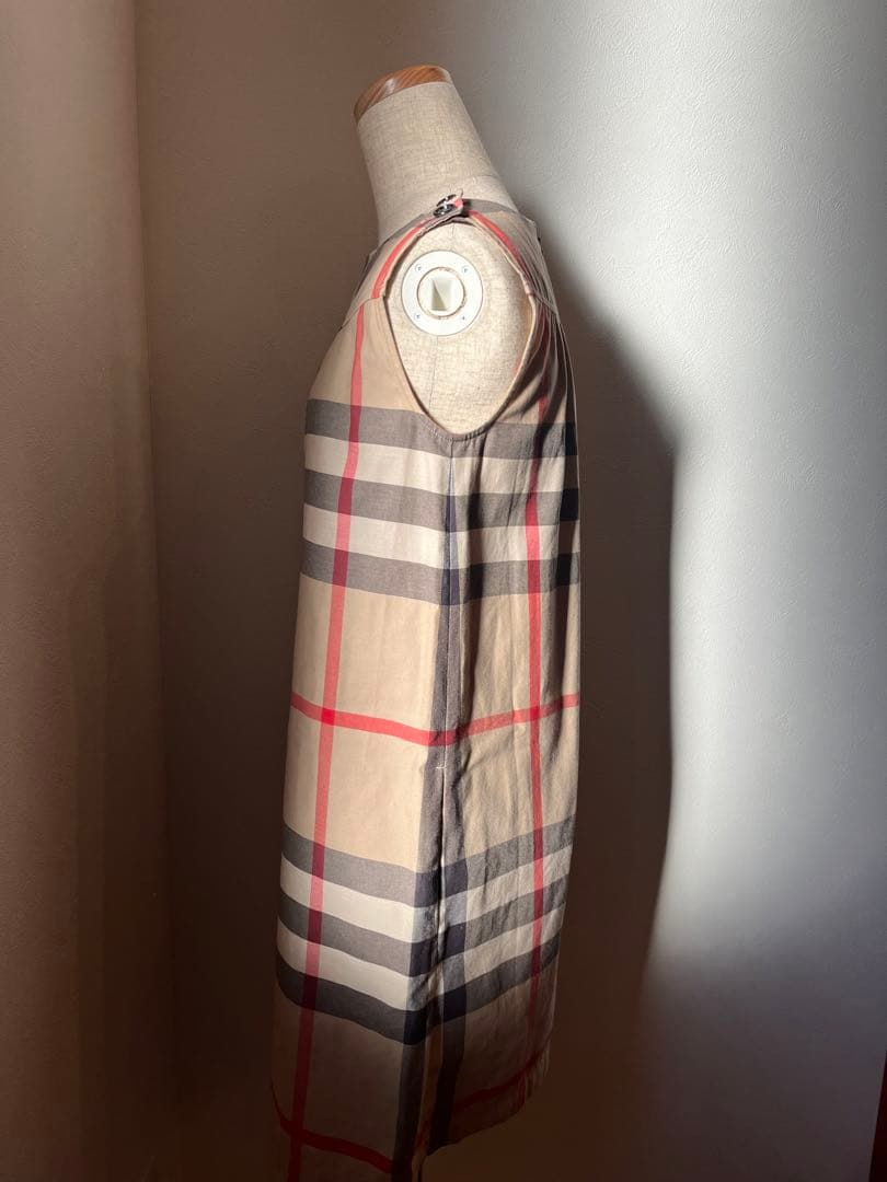 Burberry チェック柄ノースリーブワンピース サイズ14y 150〜160