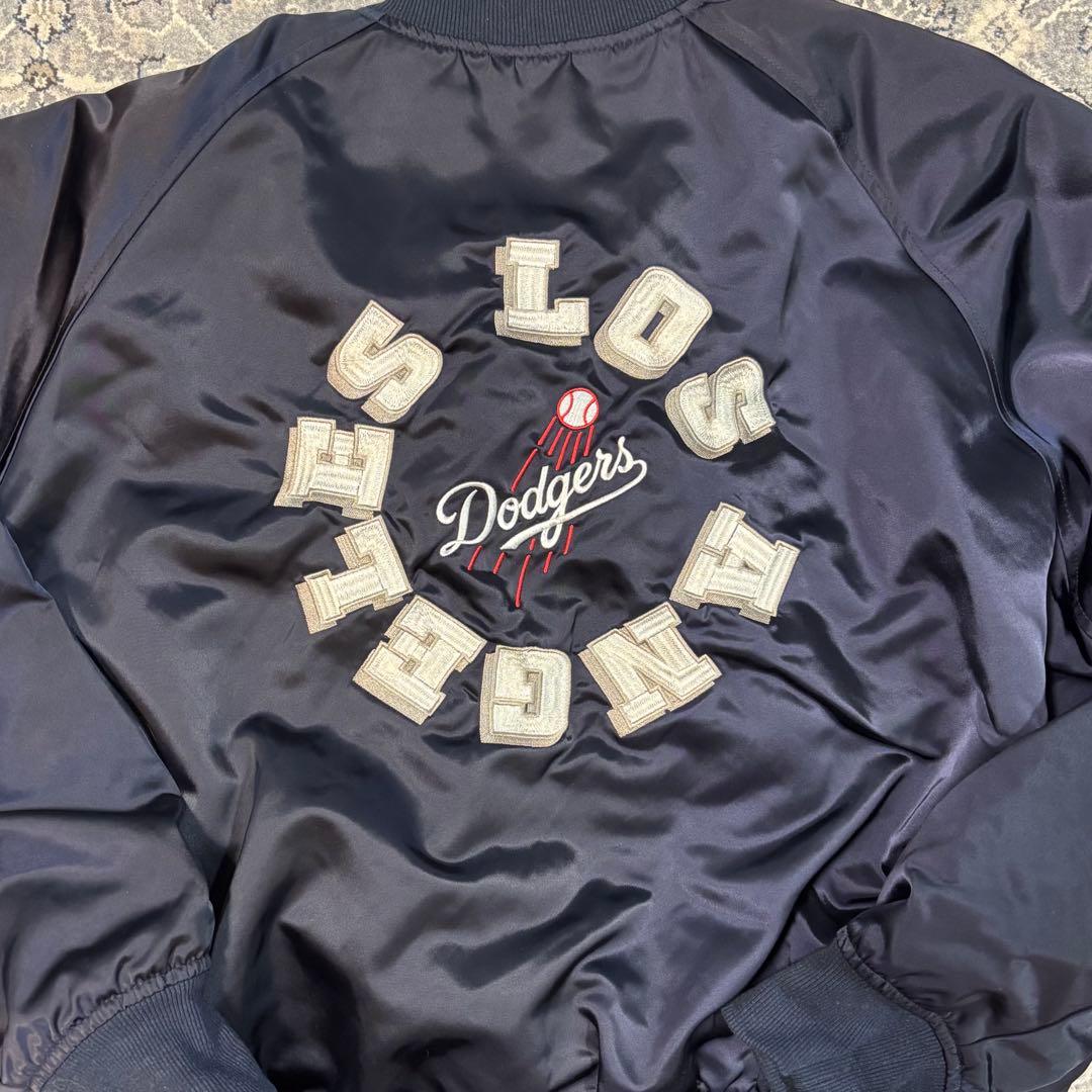 MLB　 LAドジャース ジャケットMダークネイビー