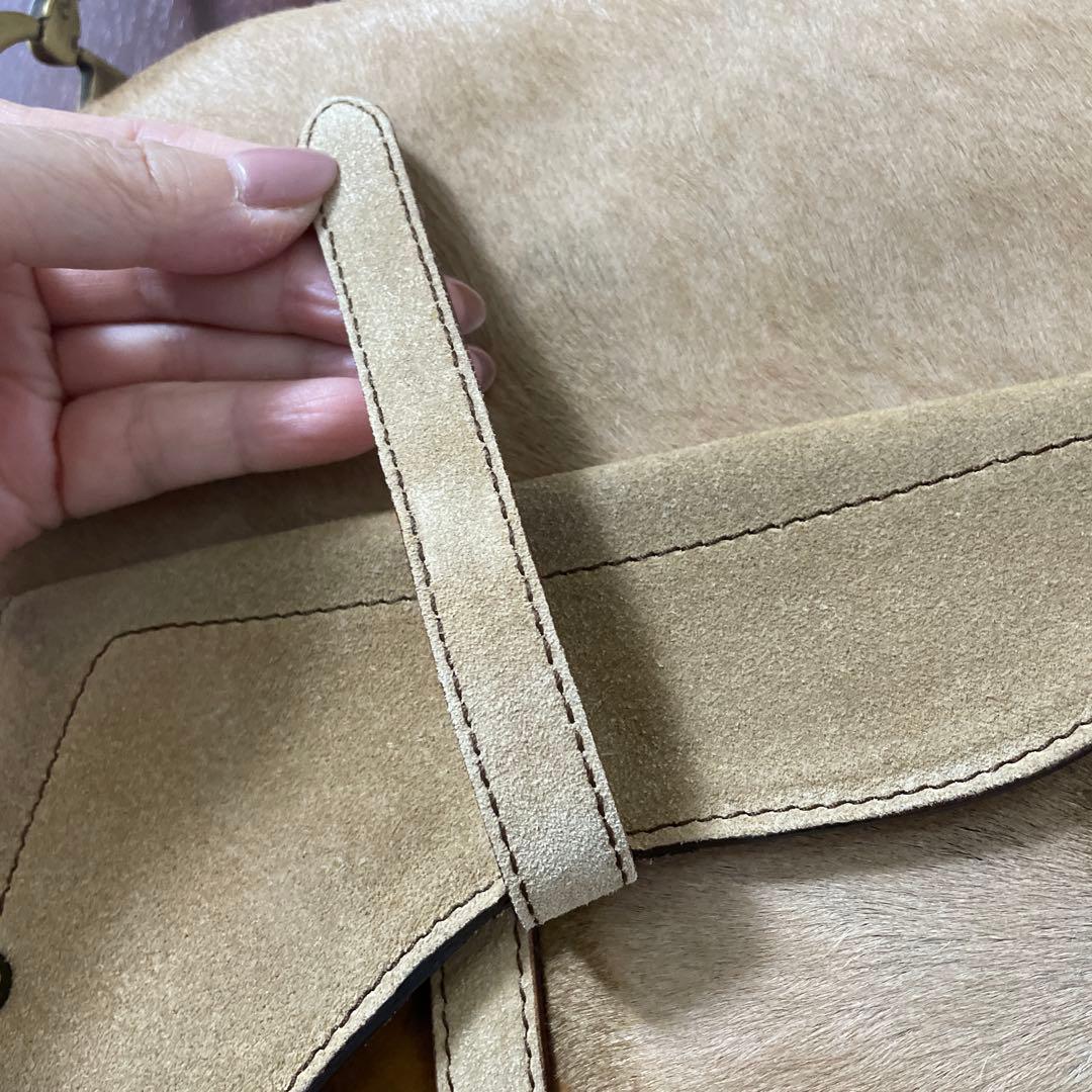 美品 希少クリスチャンディオールChristian Dior サドル ハラコ