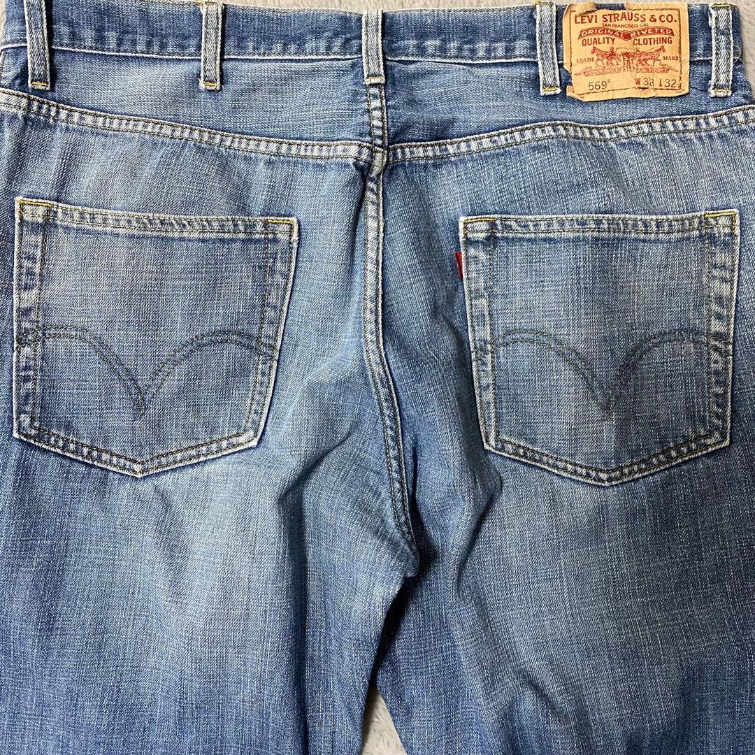 な*つ様 Levi'sリーバイス569 ルーズストレートデニムジーンズW38