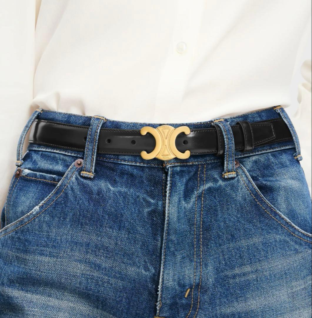 CELINE トリオンフベルト　サイズ70 幅25㎜　付属あり