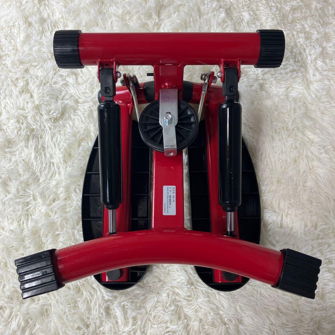 【未使用級】ナイスデイ NICEDAY 健康ステッパー 専用ハンドル付 レッド