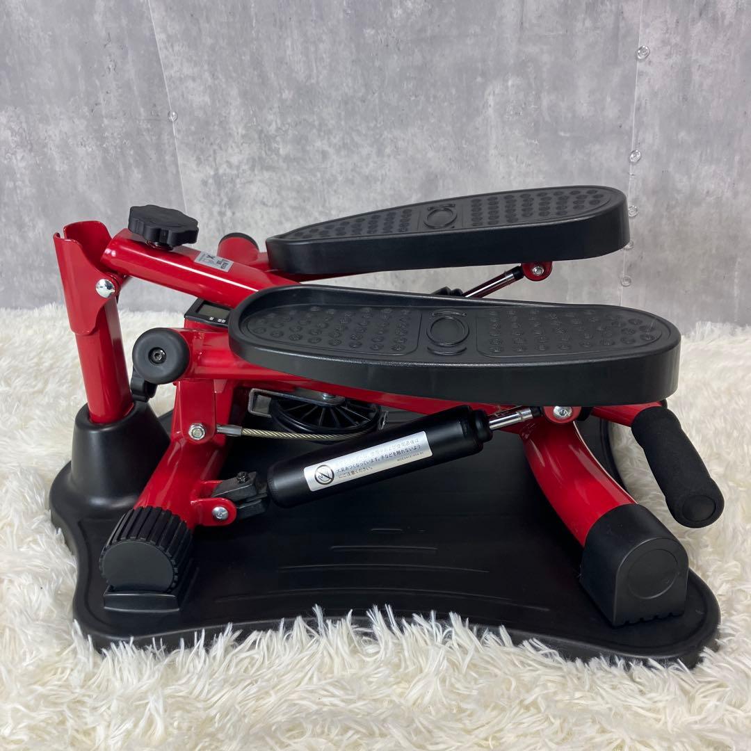 【未使用級】ナイスデイ NICEDAY 健康ステッパー 専用ハンドル付 レッド