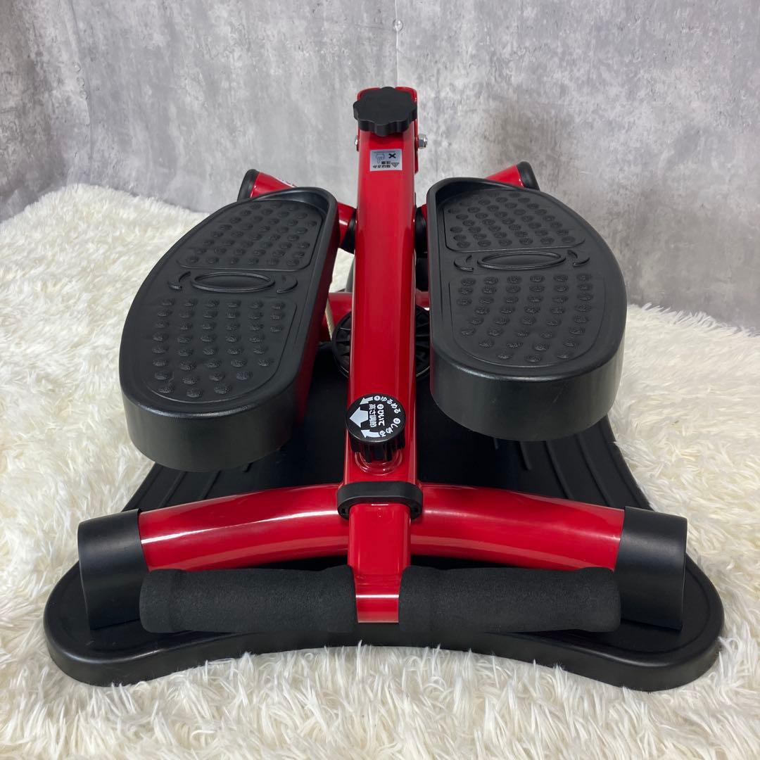 【未使用級】ナイスデイ NICEDAY 健康ステッパー 専用ハンドル付 レッド