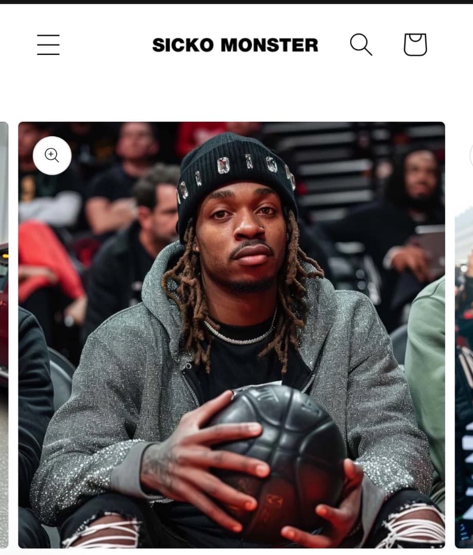 SICKO MONSTER / LOUIS CROWN BEANIE