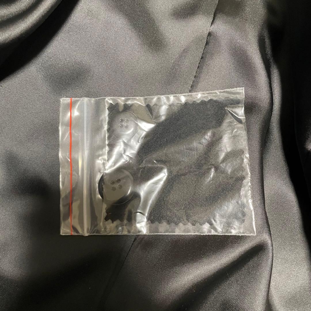 【カシミヤ100%×未使用に近い】マキシ丈ダブルチェスターコート ウール 黒 M