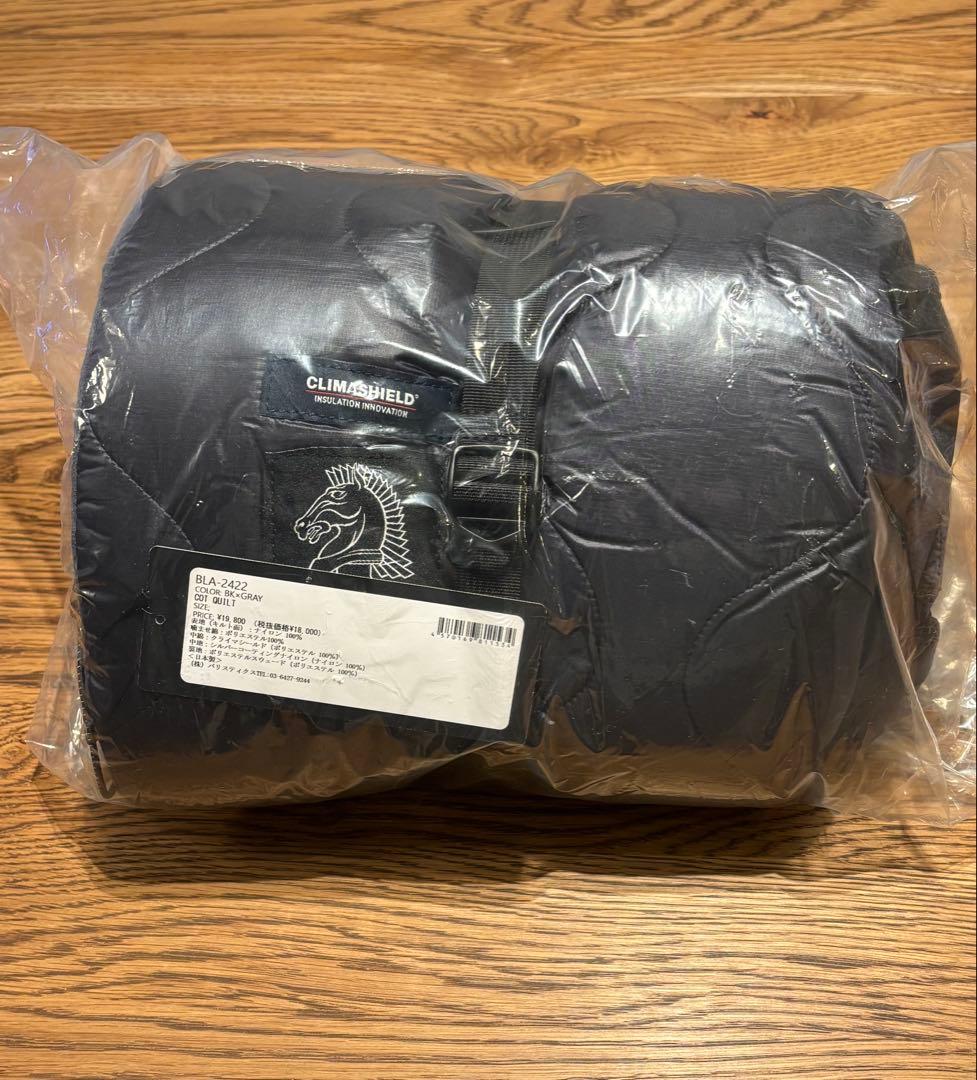 【未開封新品】バリスティクス コットキルト ブラック