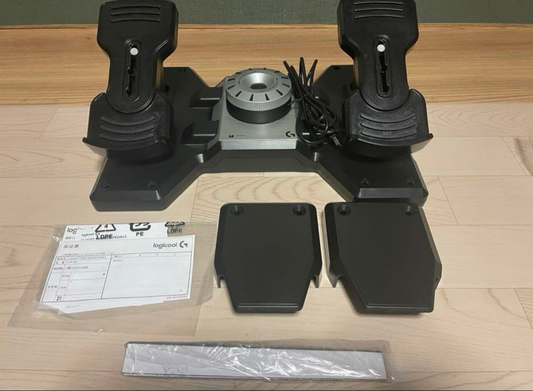 ロジクール ラダーペダル フライトシミュレータ Xplane MSFS - メルカリ