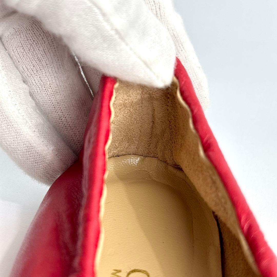 【極美品】GUCCI グッチ ホースビット フラットシューズ ラムレザー 24㎝