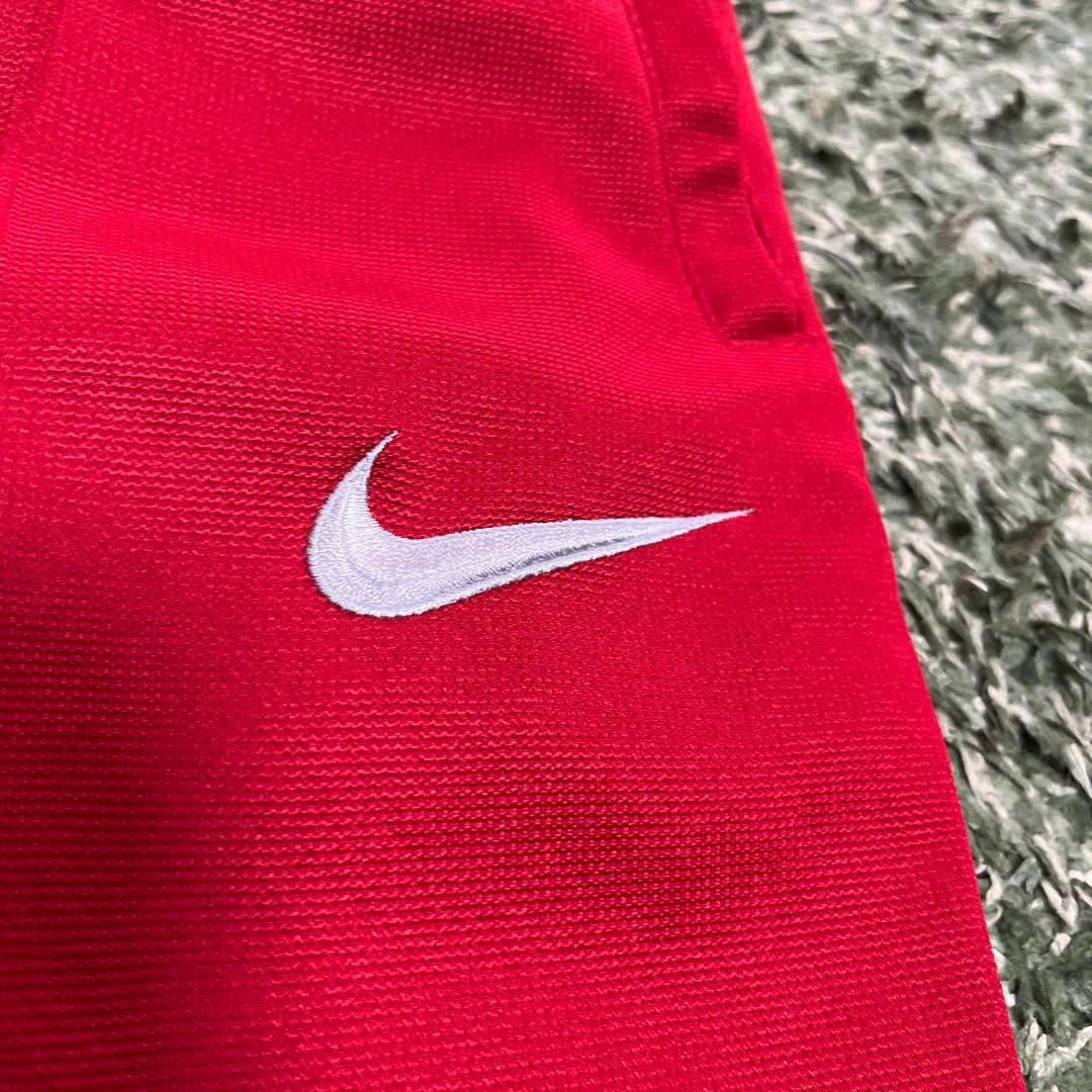 NIKE セットアップ　XL ジャージ　Y2K 刺繍　スウッシュ　ハーフジップ