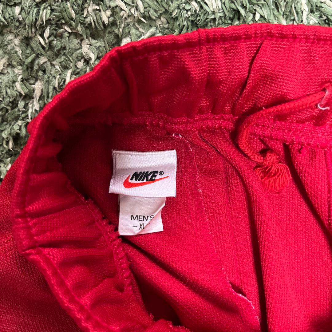 NIKE セットアップ　XL ジャージ　Y2K 刺繍　スウッシュ　ハーフジップ