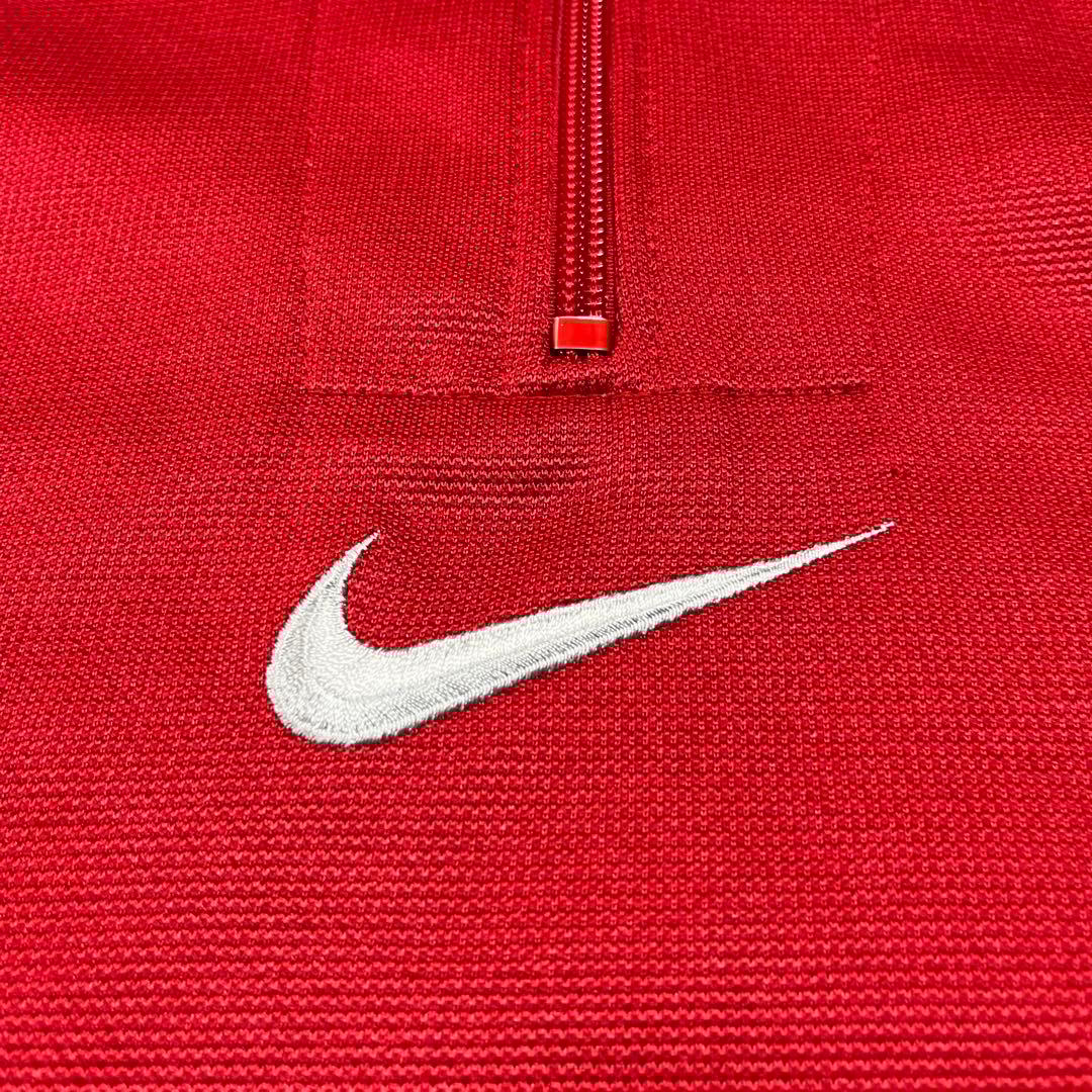 NIKE セットアップ　XL ジャージ　Y2K 刺繍　スウッシュ　ハーフジップ