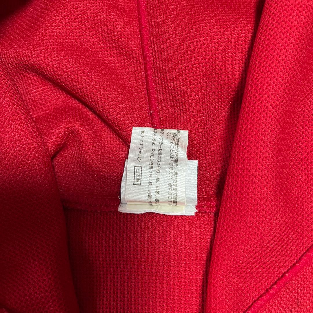 NIKE セットアップ　XL ジャージ　Y2K 刺繍　スウッシュ　ハーフジップ