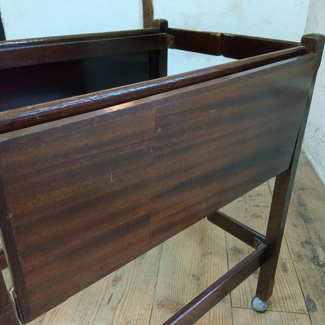 イギリス アンティーク 家具 キッチンワゴン トロリー キャスター付 6684b