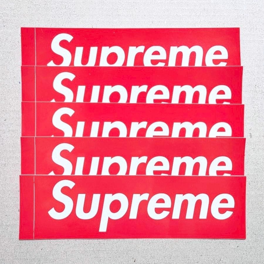 Supreme Box Logo ステッカー 5枚セット ノベルティ - メルカリ