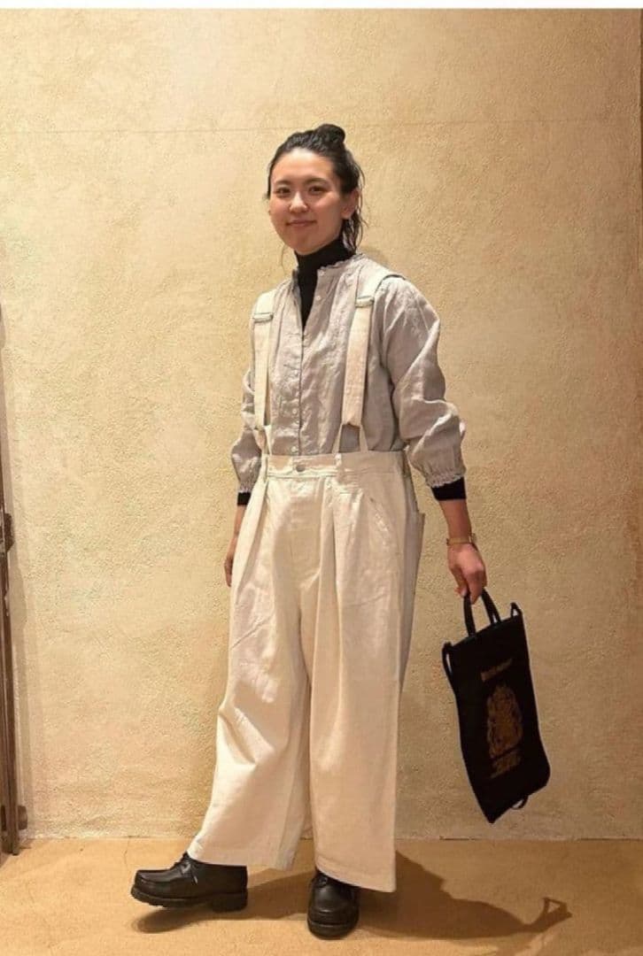 UpcycleLino♡ チノサスペンダーパンツ