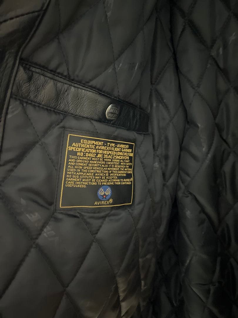 Avirex レザーボンバージャケット