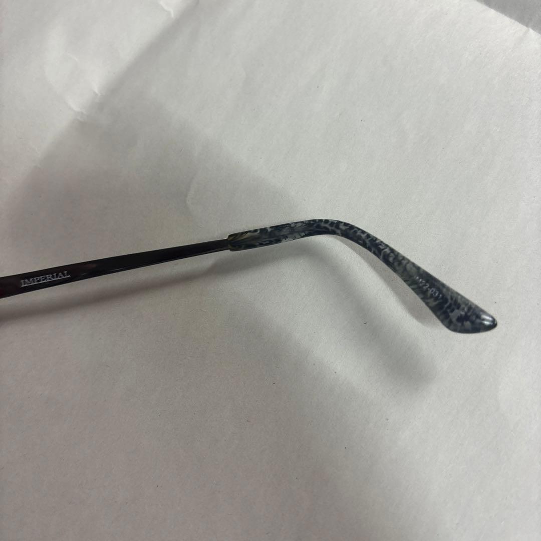 IMPERIAL インペリアル　ヴィンテージ　メガネ　フレーム　シルバー度あり