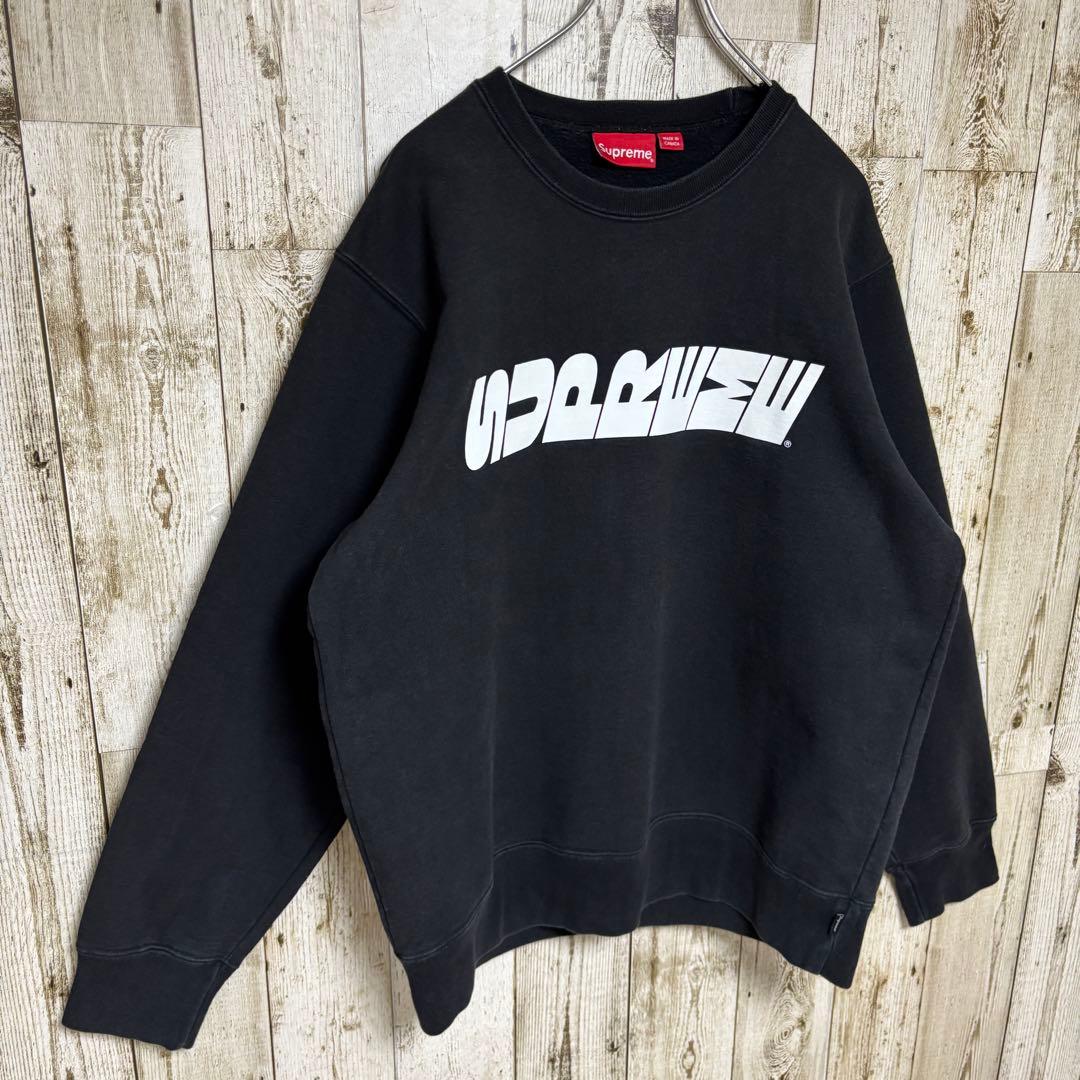 H226 登坂広臣着用モデル シュプリーム　スウェット　ブラック　M ビッグロゴ