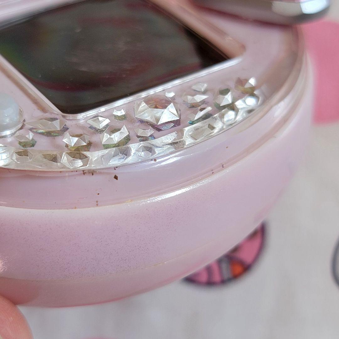 たまごっちピース本体+たまデコピアス（サンリオ）/ピンク/箱・説明書