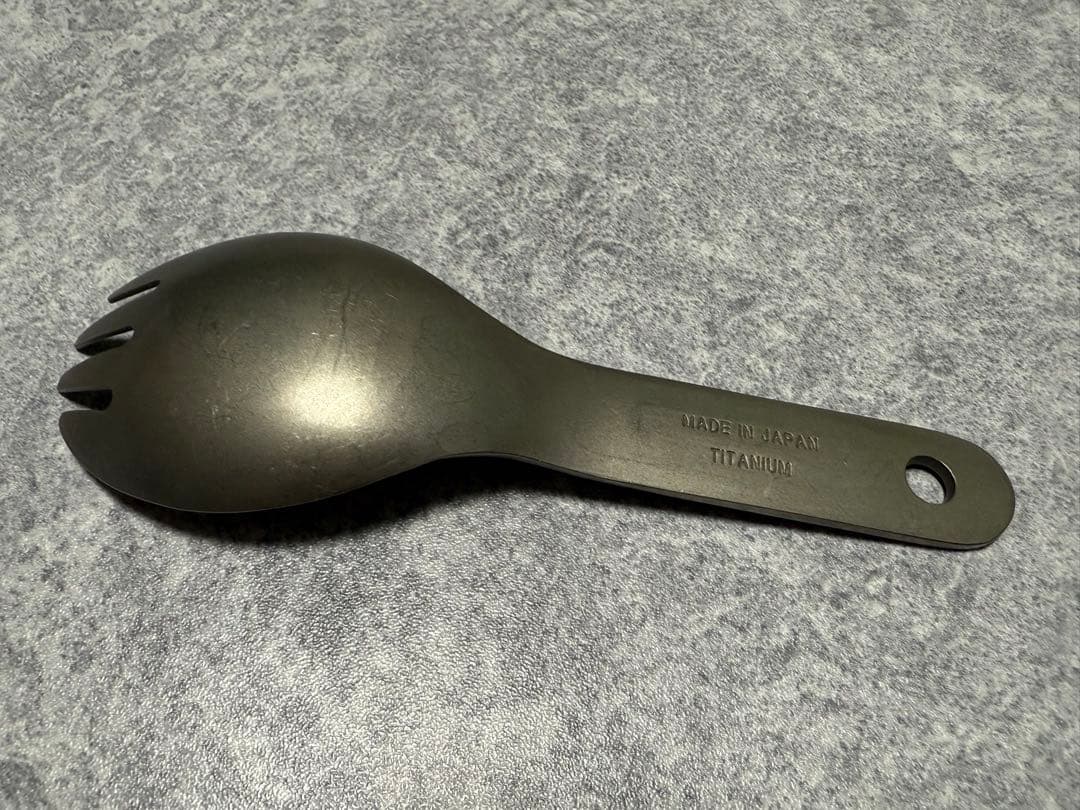 スノーピーク チタン先割れスプーンショート