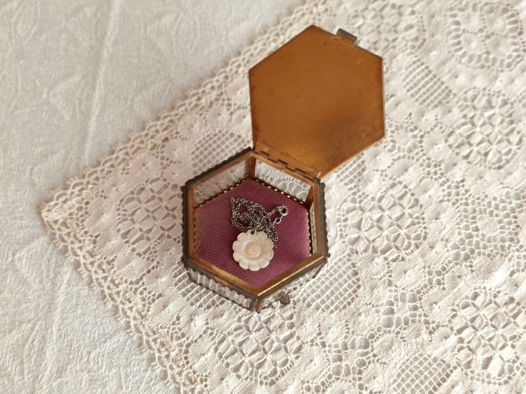vintage Jewelry box ✵ * 硝子の ジュエリーボックス