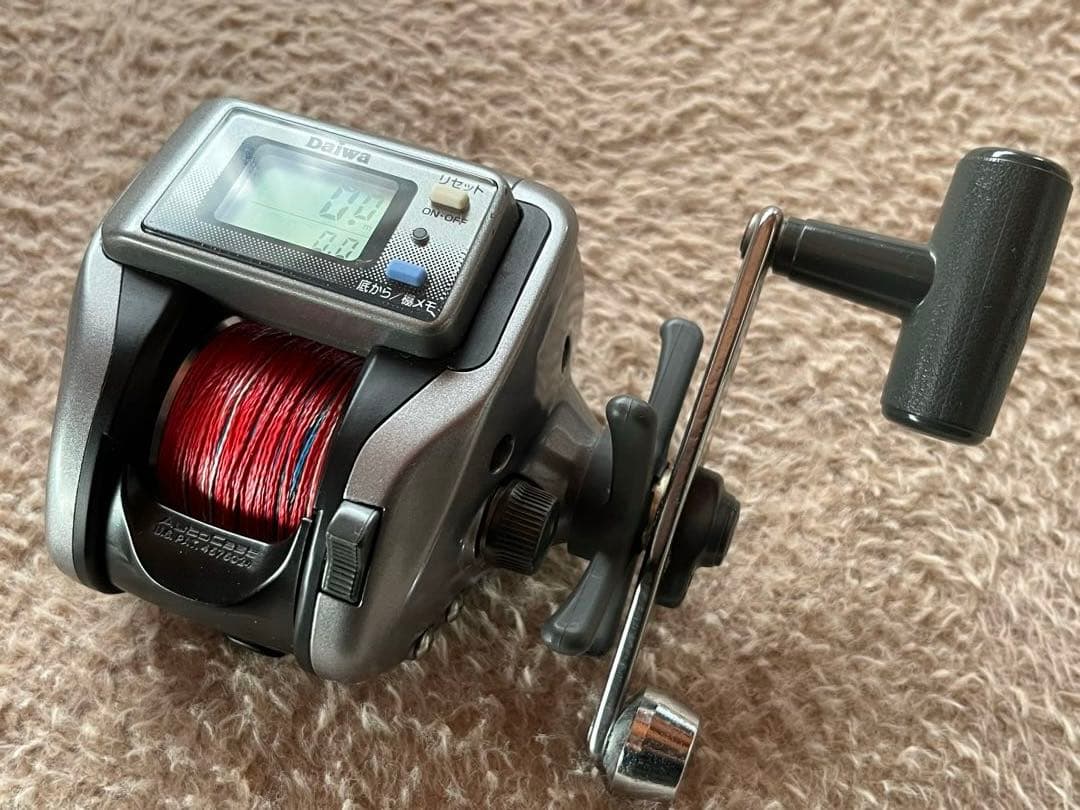 ダイワ デジタルリール タナセンサーS 250DX早技 +PEライン 美品