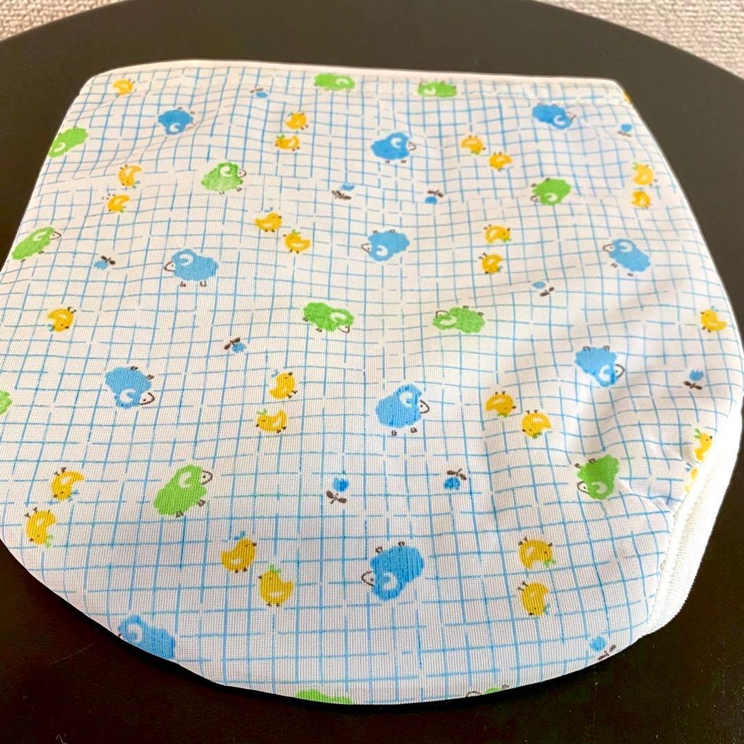 限定1 レトロ オムツカバー 2種 アニマル 動物　キリン 鳥　犬　車　花