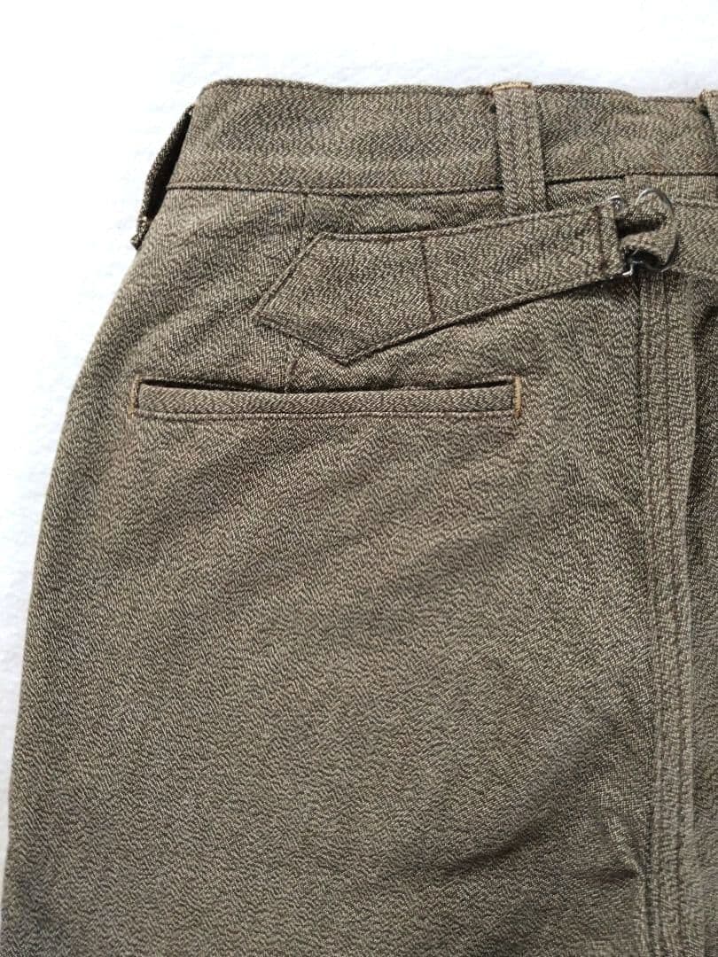 フリーホイーラーズ コンストラクション ワーカートラウザーズ ブラウン 30