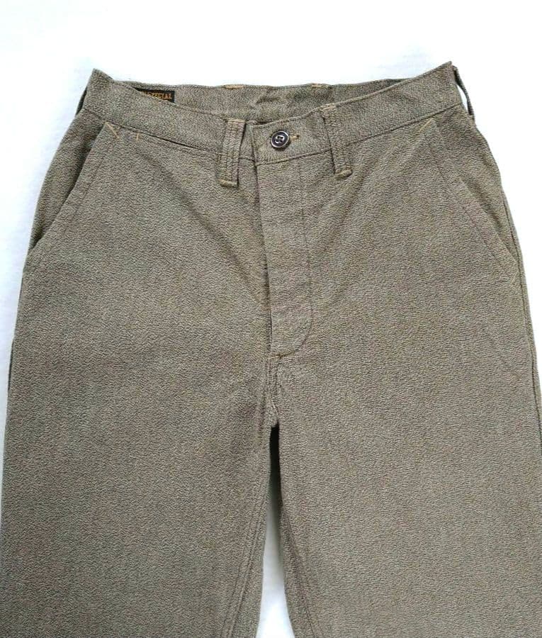 フリーホイーラーズ コンストラクション ワーカートラウザーズ ブラウン 30