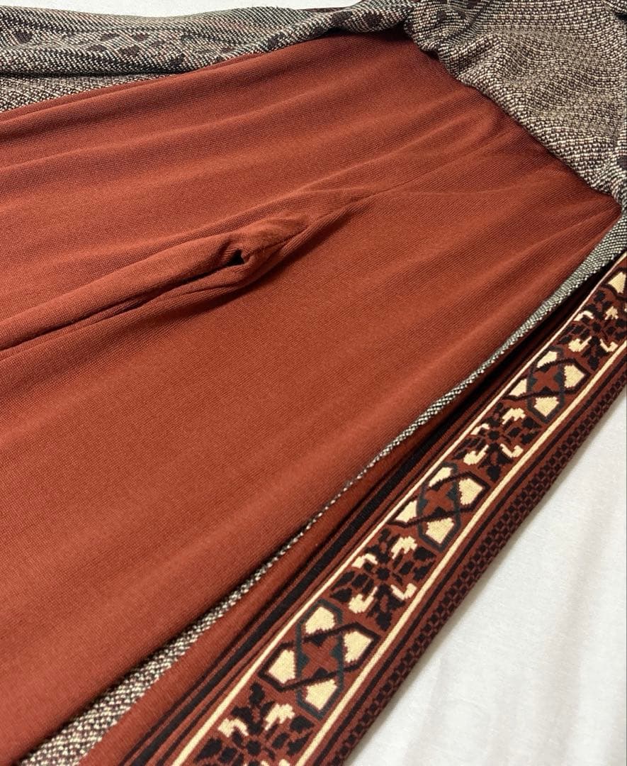 美品✨TAN 即完売品 タン タイルジャガード パンツ ニット