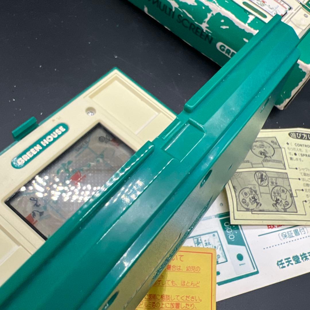 動作OK 任天堂 ゲーム&ウオッチ GREEN HOUSE GH-54 説付き