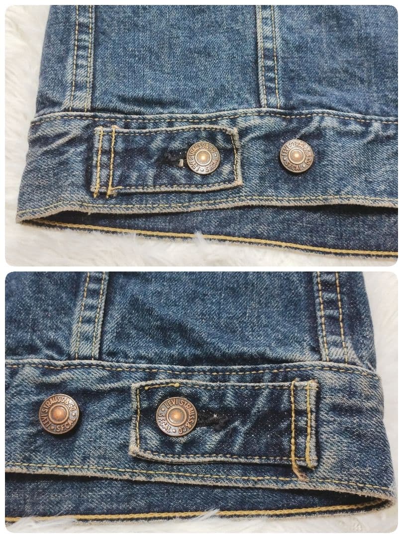 90sリーバイス 71557 復刻日本製デニムジャケット40 J02
