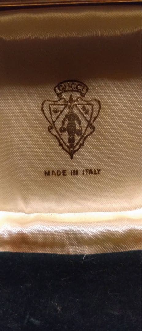 Gucci ゴールドカフスボタン 専用ケース付き M109853787 アウ