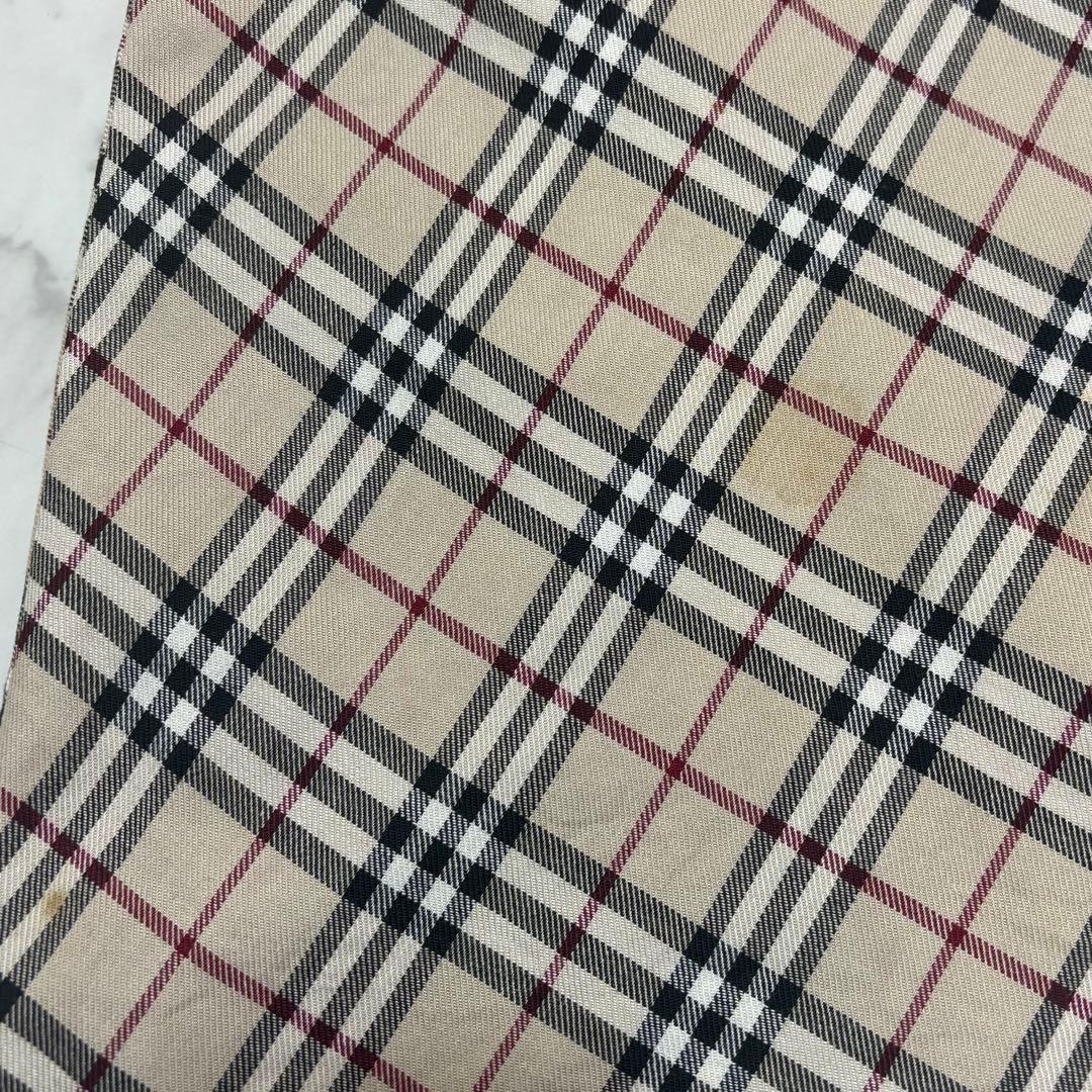 バーバリーロンドン ブルーレーベル ノバチェック　ノースリーブ 膝丈ワンピース