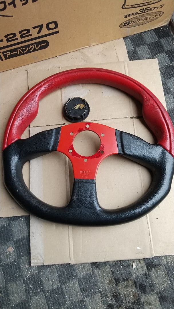 ひ*ろ様 モモ コマンド2 ステアリング 35パイ